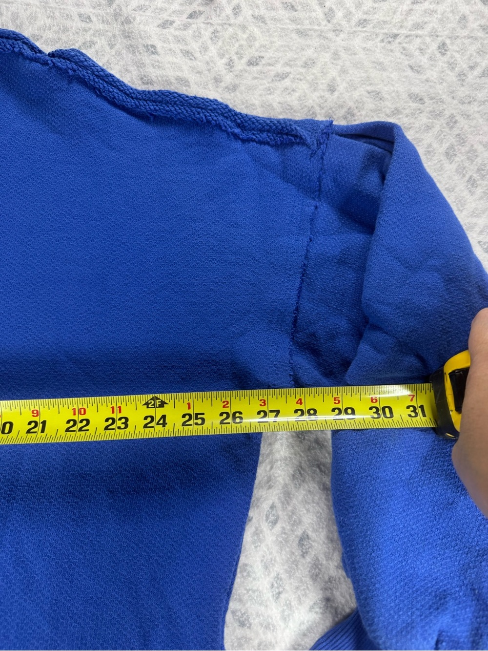 We The Free Royal Blue Ribbed Mock Neck Pullover Tunic Dress Comfy Sweatshirt - Picture 6 of 17